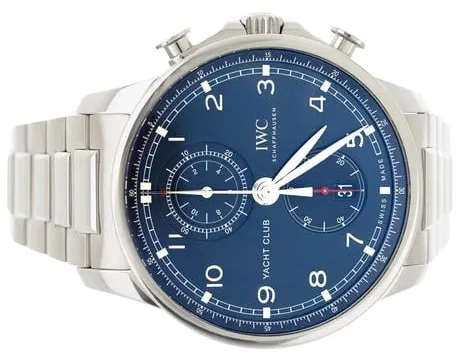 IWC Portugieser IW390701 44.5mm Stainless steel Blue 3