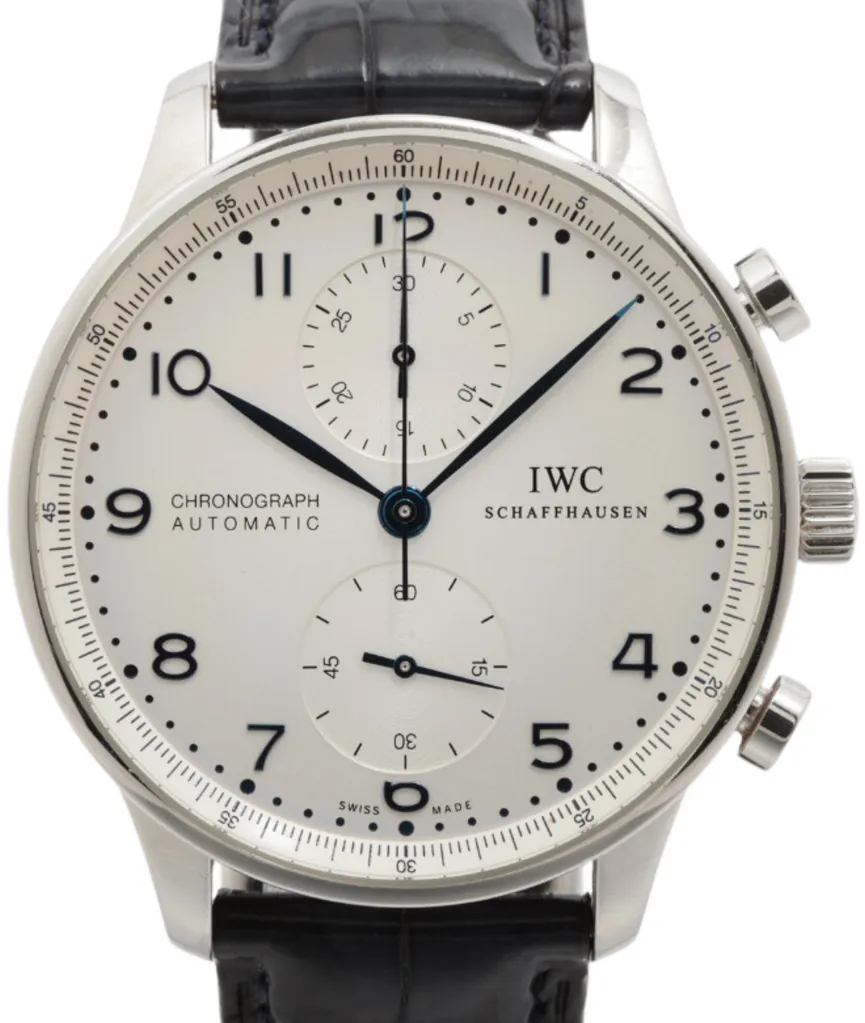 IWC Portuguese Chronograph IW371446/6135497 41mm Stainless steel White