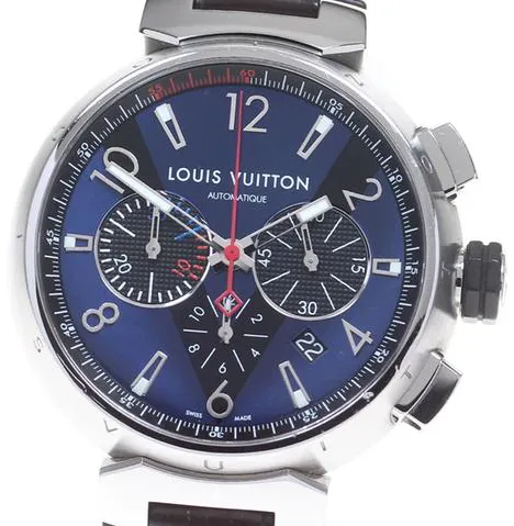 Louis Vuitton Q102V 43mm Stainless steel Blue