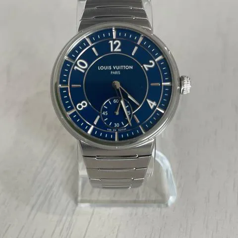 Louis Vuitton Tambour W1ST20 40mm Stainless steel Blue