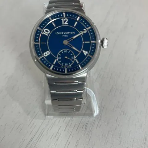 Louis Vuitton Tambour W1ST20 40mm Stainless steel Blue 8