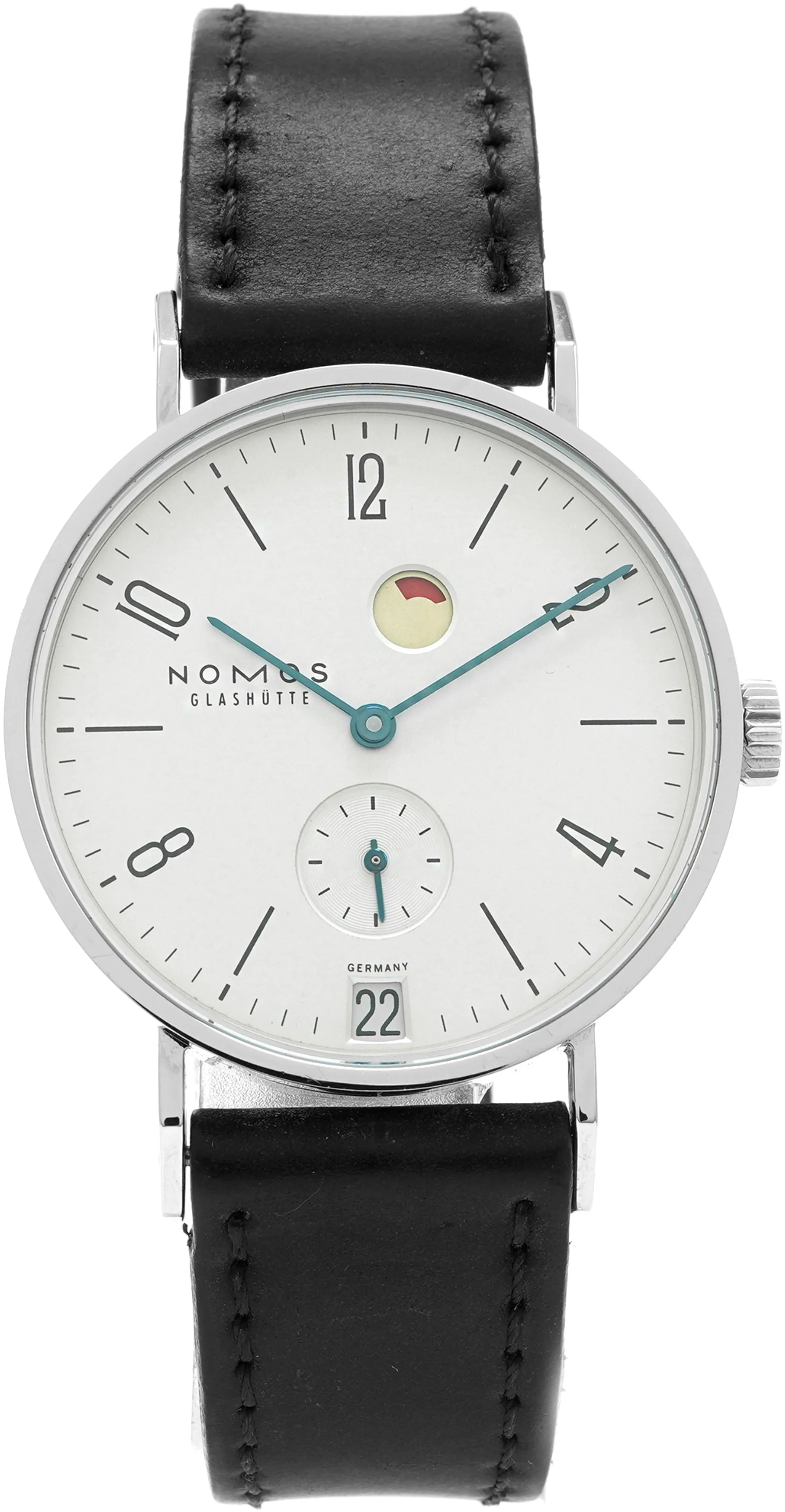 NOMOS Tangente 131 35mm Stainless steel White