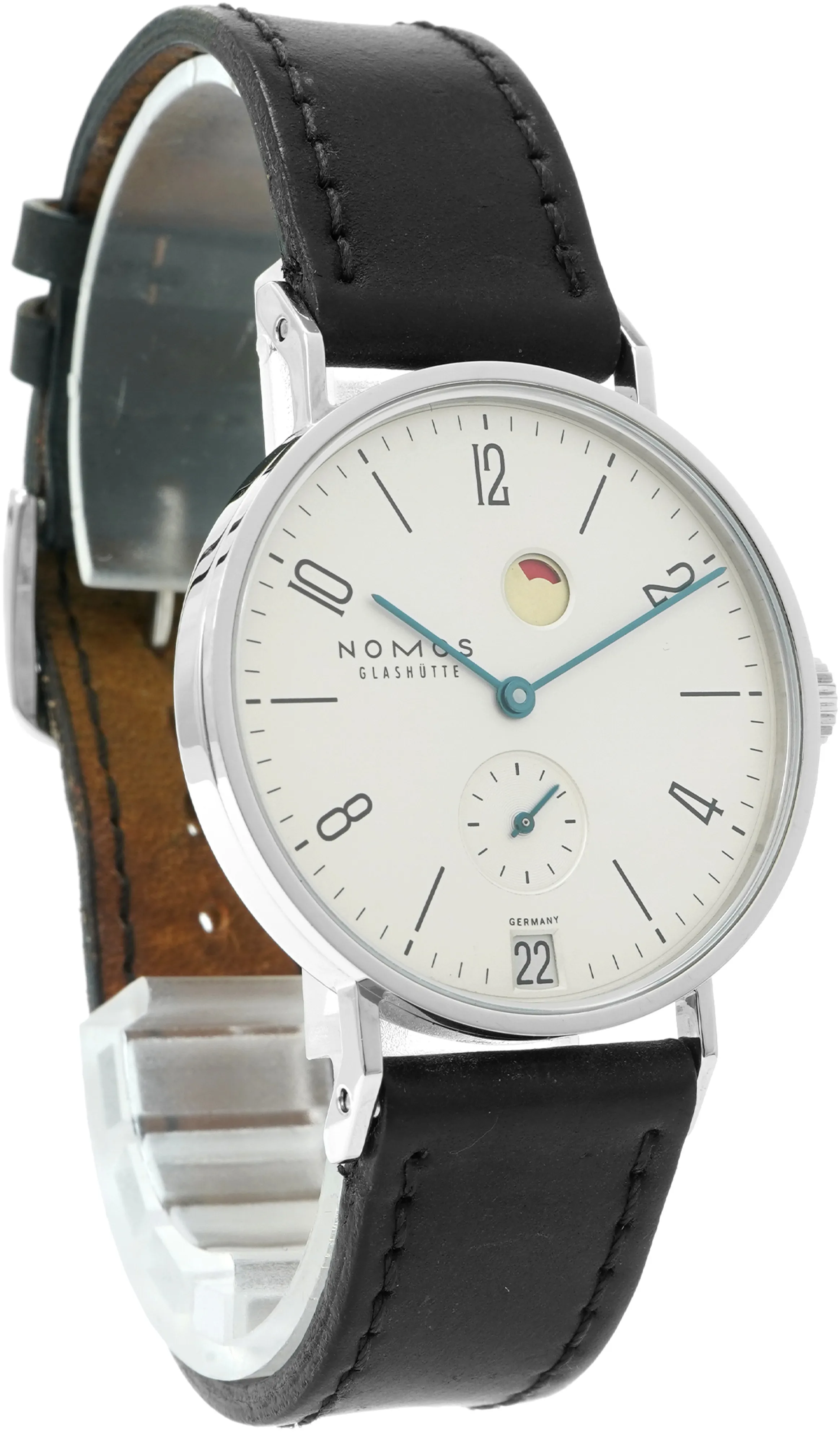 NOMOS Tangente 131 35mm Stainless steel White 2