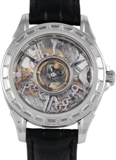 Omega De Ville Tourbillon 5946.30.31 Platinum Skeletonized