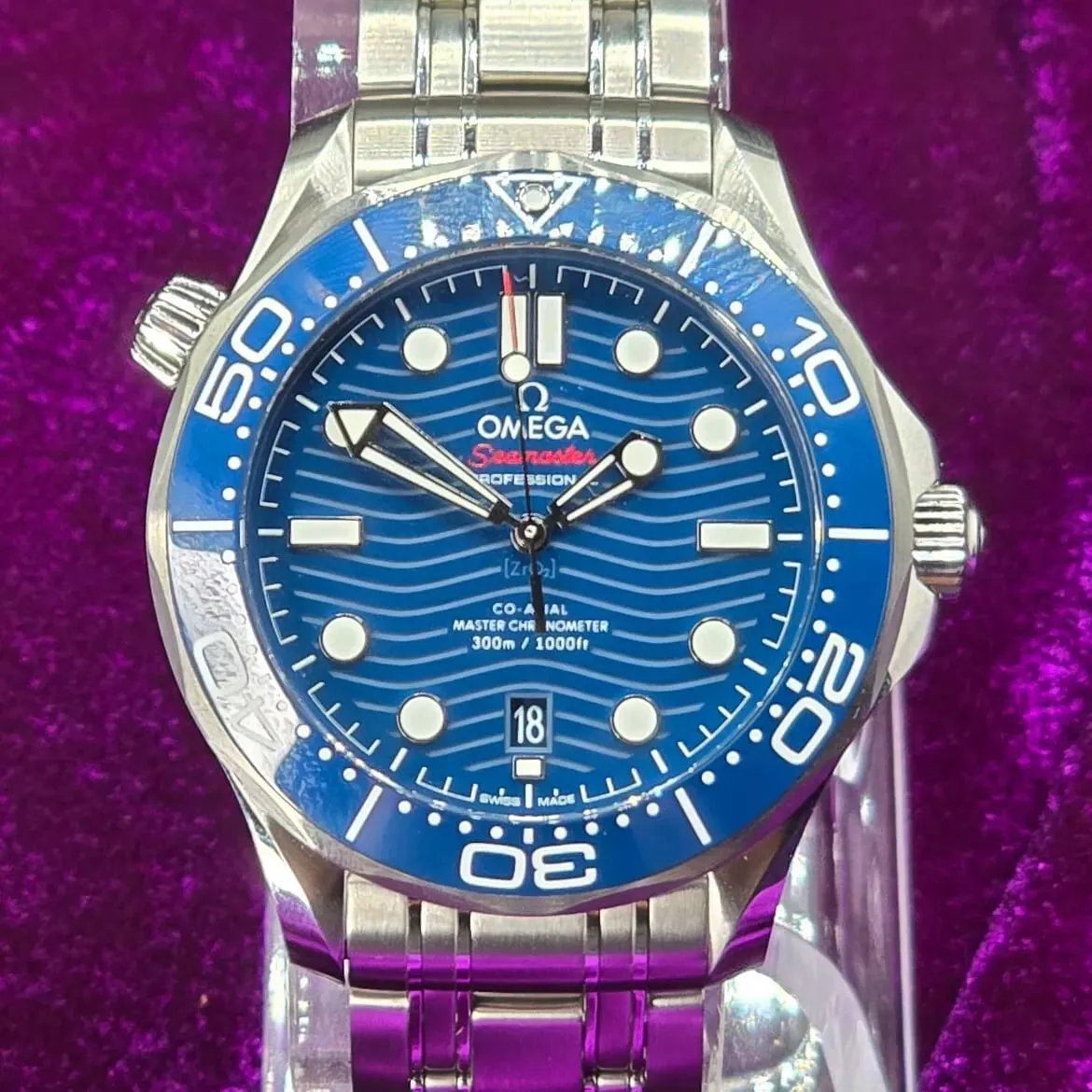 Omega Seamaster Diver 300M 210.30.42.20.03.001 42mm Stainless steel Blue