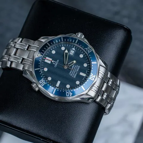 Omega Seamaster Diver 300M 25318000 41mm Stainless steel Blue 2