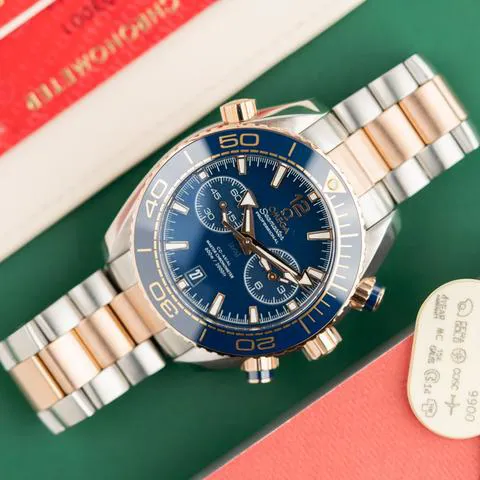 Omega Seamaster Planet Ocean 215.20.46.51.03.001 45.5mm Yellow gold and Stainless steel Blue 3