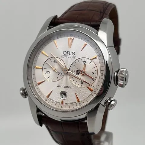 Oris Artelier Worldtimer 42mm Stainless steel Silver