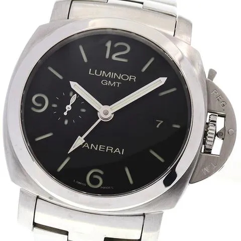 Panerai Luminor 1950 3 Days GMT Automa PAM 00329 45mm Stainless steel Black