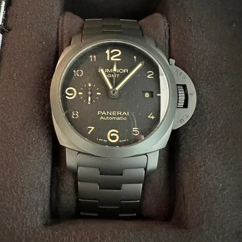 Panerai Luminor 1950 3 Days GMT Automa PAM 01438 44mm Ceramic Black 2