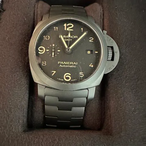 Panerai Luminor 1950 3 Days GMT Automa PAM 01438 44mm Ceramic Black 3