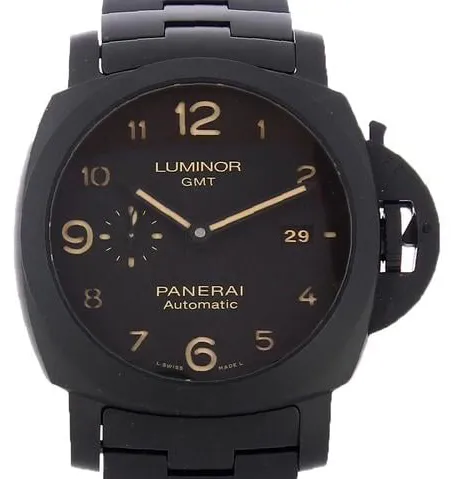 Panerai Luminor 1950 3 Days GMT Automa PAM 01438 44mm Ceramic Black