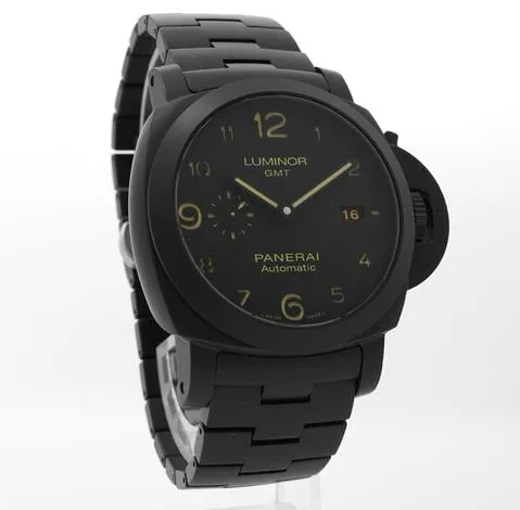 Panerai Luminor 1950 3 Days GMT Automa PAM 01438 44mm Ceramic Black 2