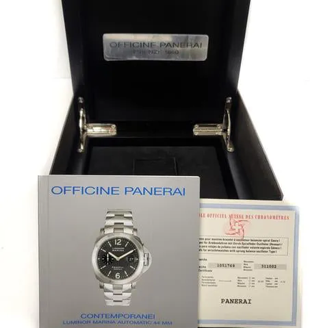 Panerai Luminor PAM 00086 44mm Stainless steel Blue 6