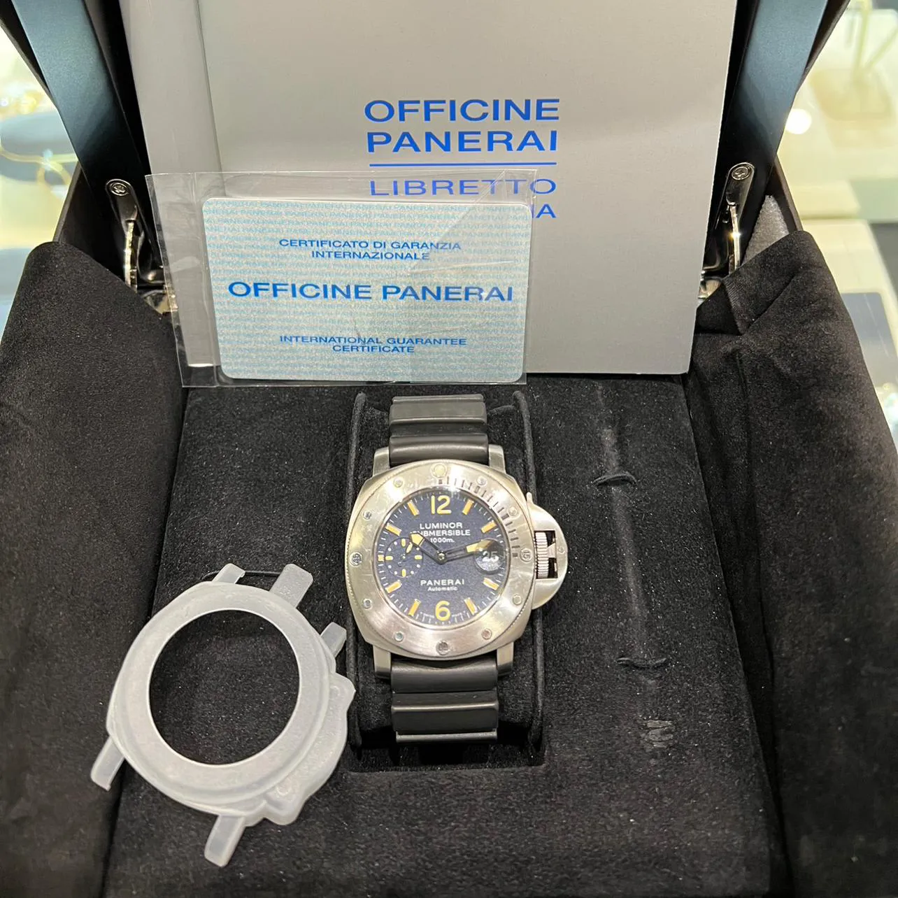 Panerai Submersible PAM 00087 44mm Stainless steel Blue 7