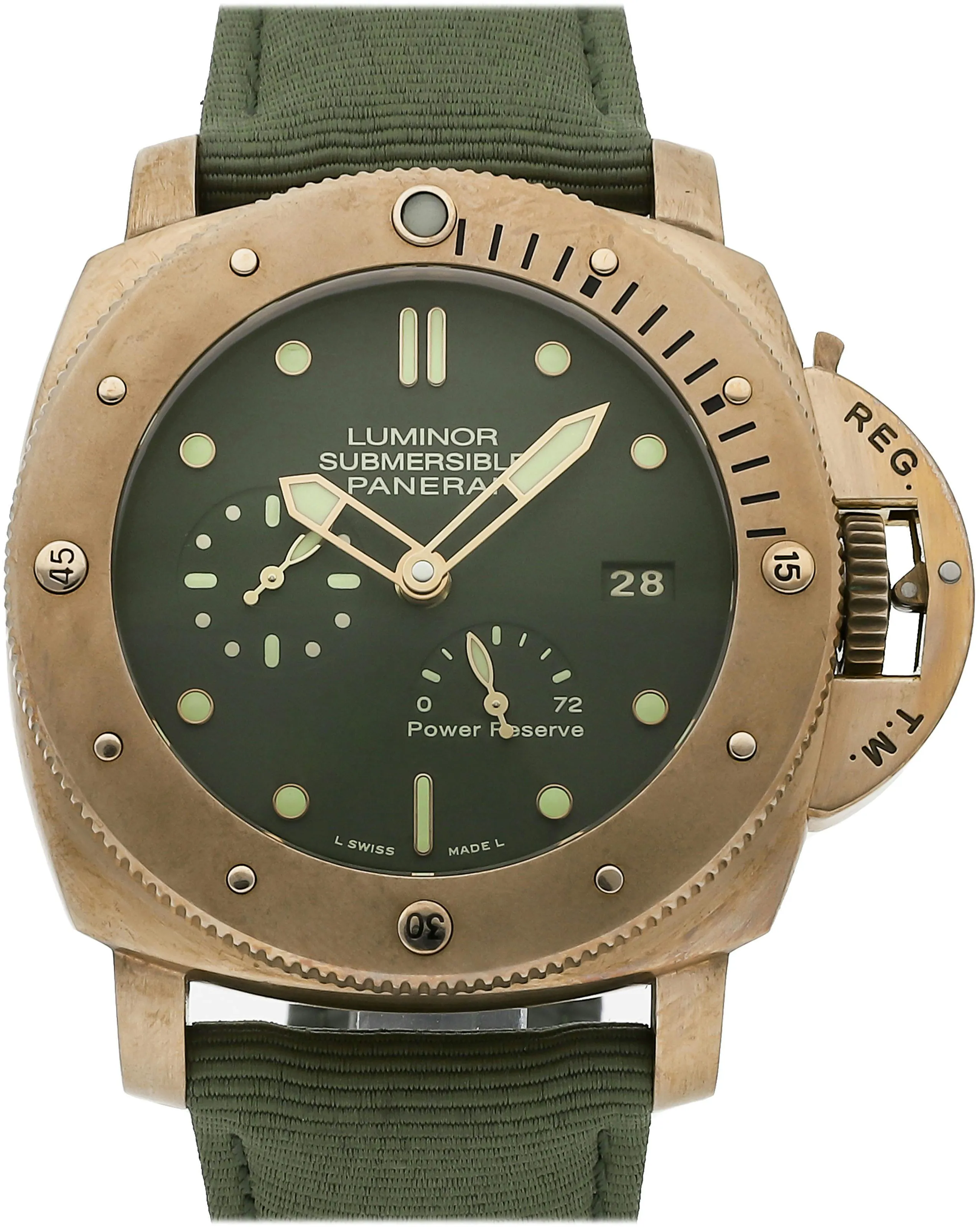 Panerai Submersible PAM 00507 47mm Bronze Green