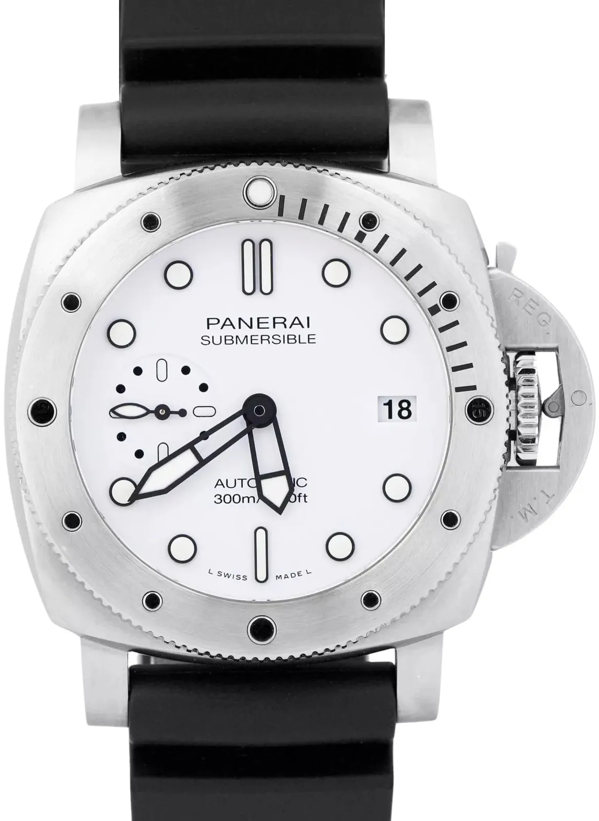 Panerai Submersible PAM02223 42mm Stainless steel White