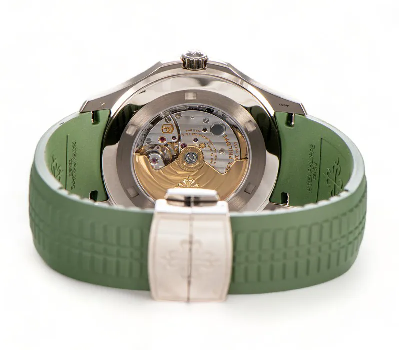 Patek Philippe Aquanaut 5168G-010 White gold and 18k white gold Green 5