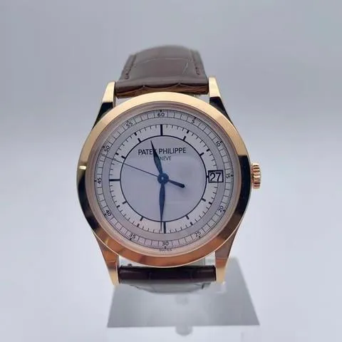 Patek Philippe Calatrava 5296R-001 38mm Rose gold Silver