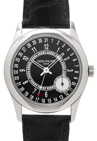 Patek Philippe Calatrava 6006G-001 39mm White gold Black