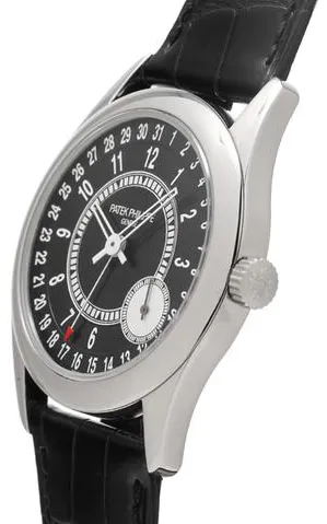 Patek Philippe Calatrava 6006G-001 39mm White gold Black 1