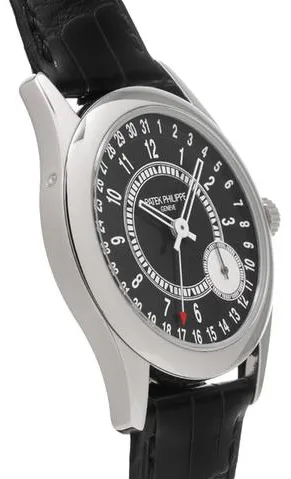 Patek Philippe Calatrava 6006G-001 39mm White gold Black 2