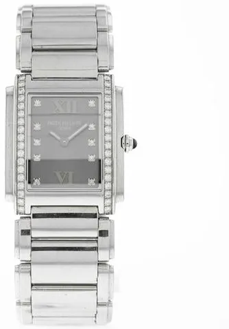 Patek Philippe Twenty~4 4910/10A-010 25mm Stainless steel Gray