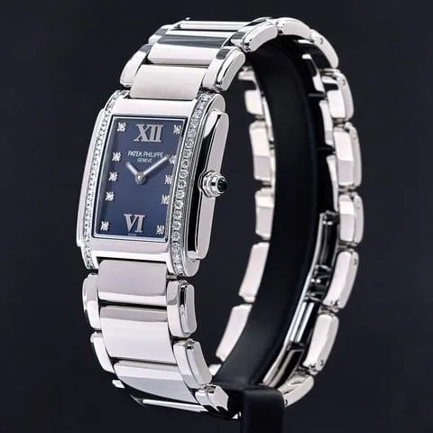 Patek Philippe Twenty~4 4910/10A-012 25mm Stainless steel Blue 4