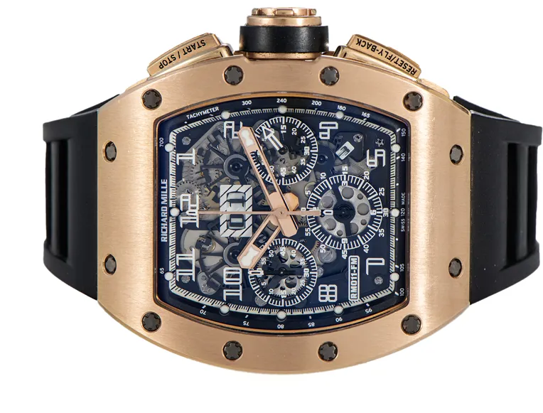 Richard Mille RM 011 RM011-02 45mm Rose gold and 18k rose gold Skeleonized 2