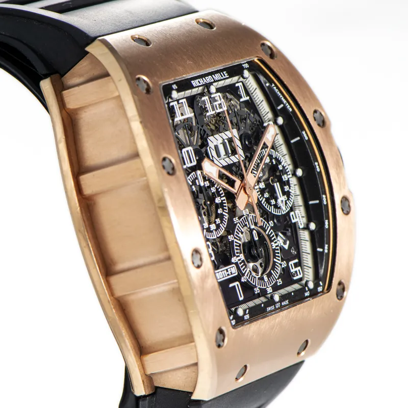 Richard Mille RM 011 RM011-02 45mm Rose gold and 18k rose gold Skeleonized 3