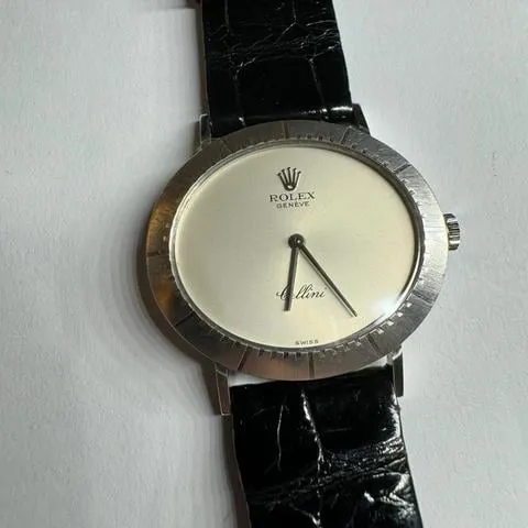 Rolex Cellini 4083 White gold Silver