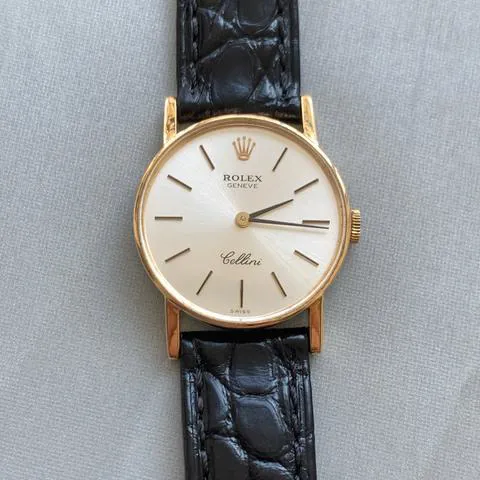 Rolex Cellini 5109 24mm Yellow gold Champagne