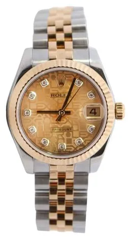 Rolex Datejust 31 178273 31mm Yellow gold and Stainless steel Champagne