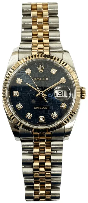 Rolex Datejust 36 116231 36mm Rose gold Blue