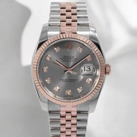 Rolex Datejust 36 116231 36mm Rose gold Gray