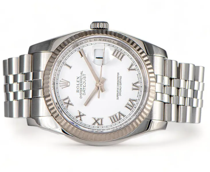 Rolex Datejust 36 116234 White gold and Stainless steel and 18k white gold White 2