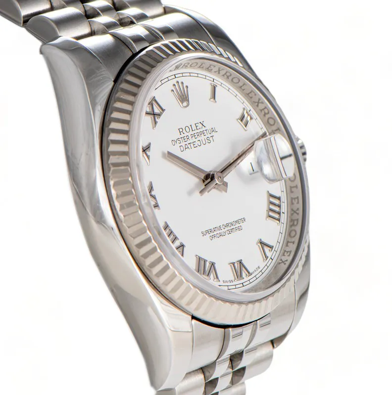 Rolex Datejust 36 116234 White gold and Stainless steel and 18k white gold White 3