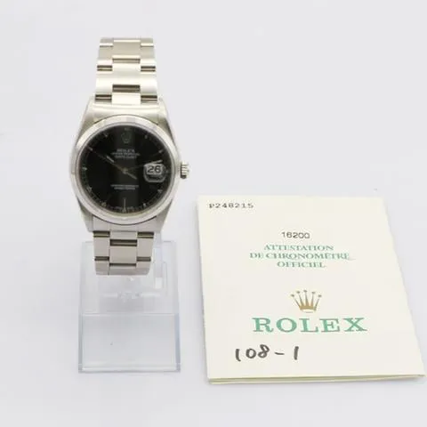 Rolex Datejust 36 16200 36mm Stainless steel Black 10