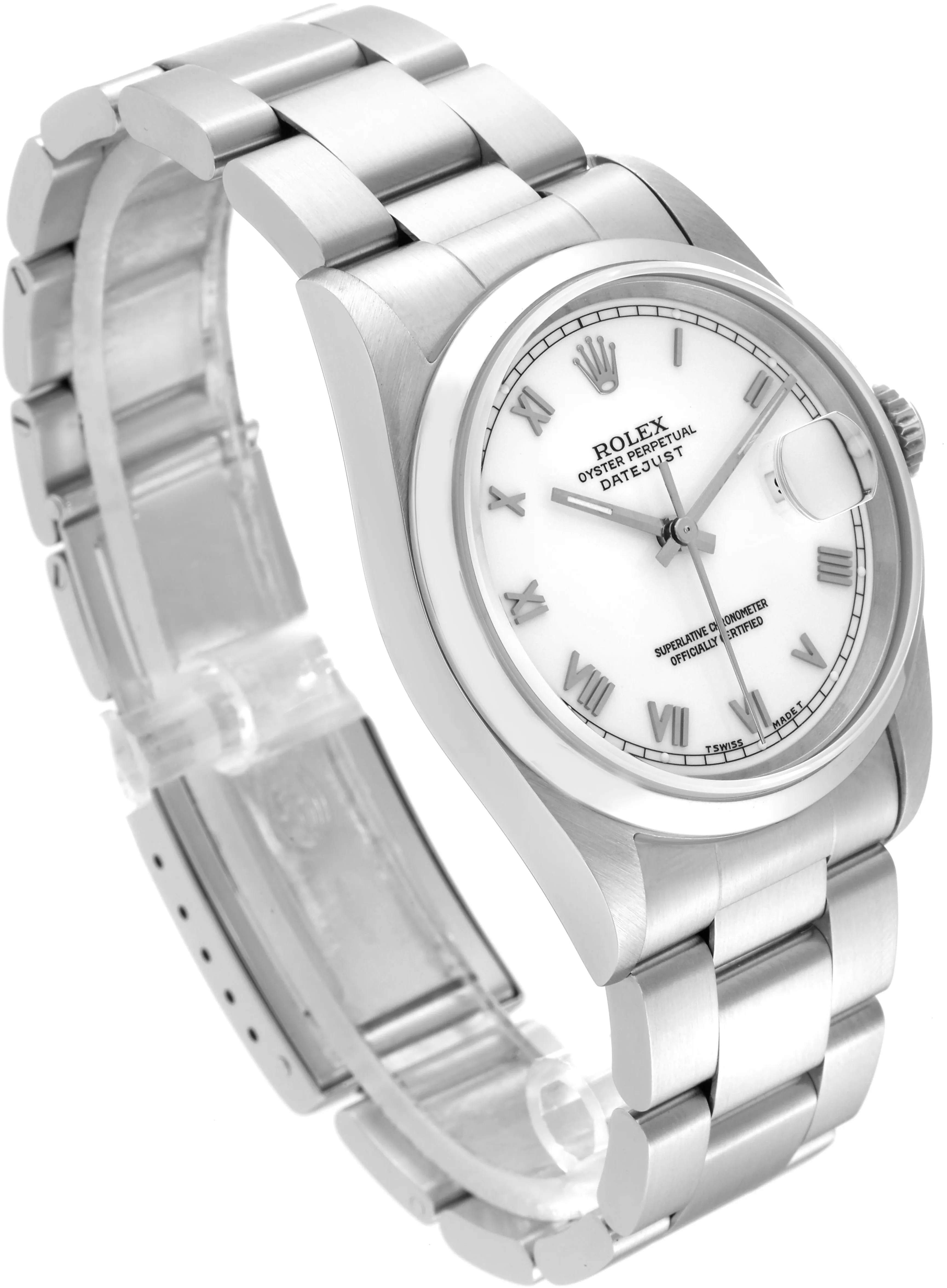 Rolex Datejust 36 16200 36mm Stainless steel White 3