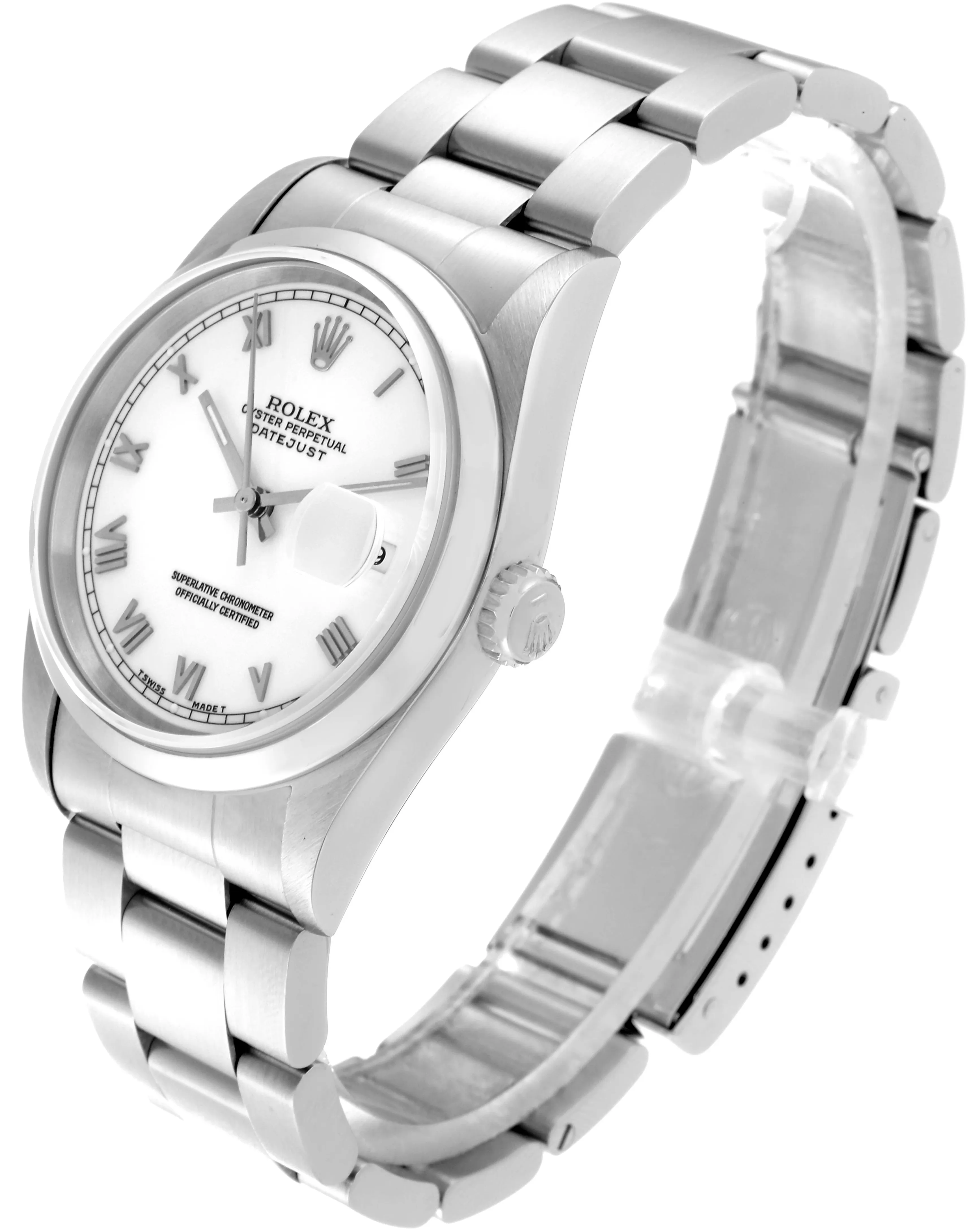 Rolex Datejust 36 16200 36mm Stainless steel White 4