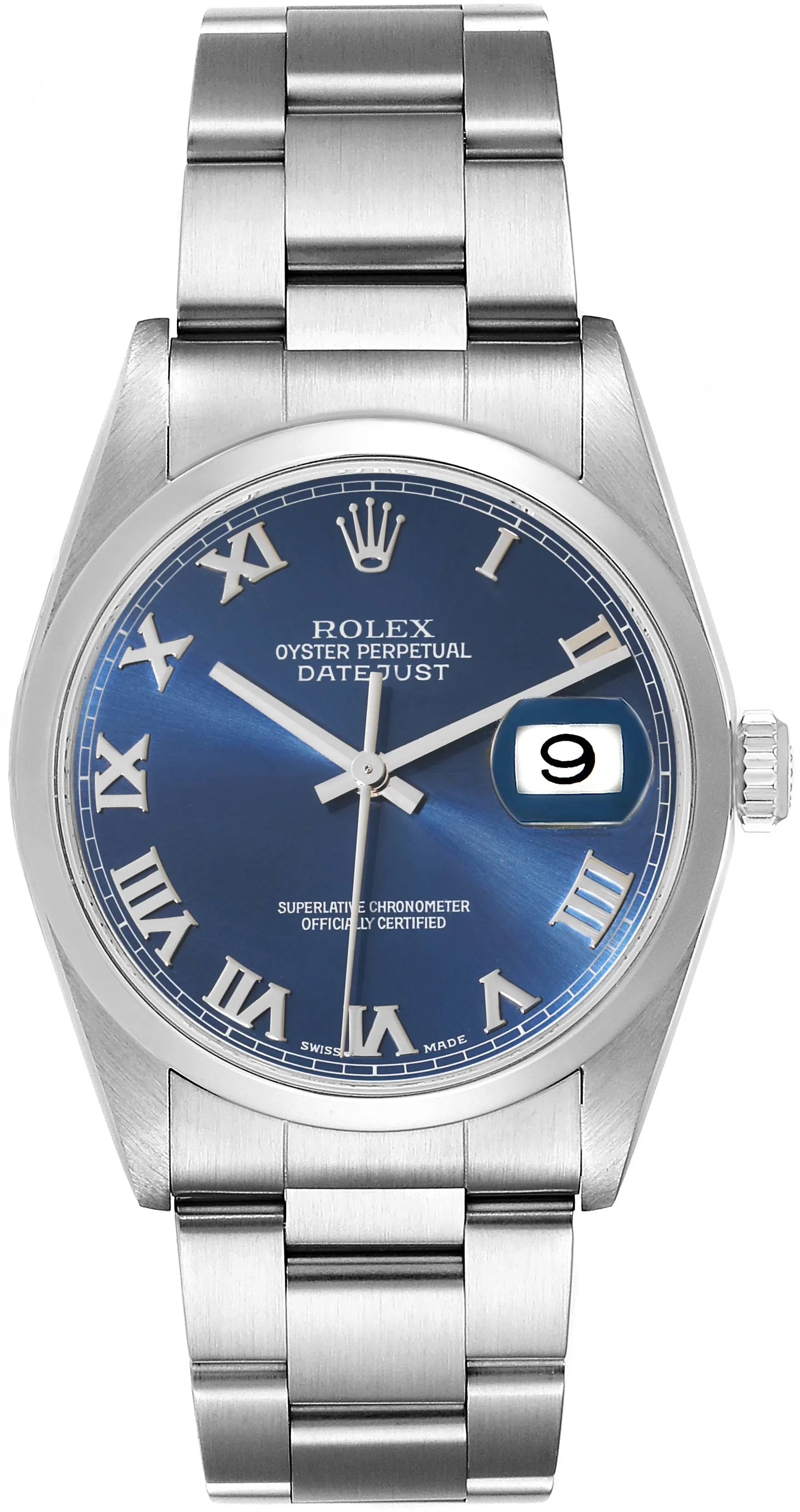 Rolex Datejust 36 16200 36mm Stainless steel Blue 1