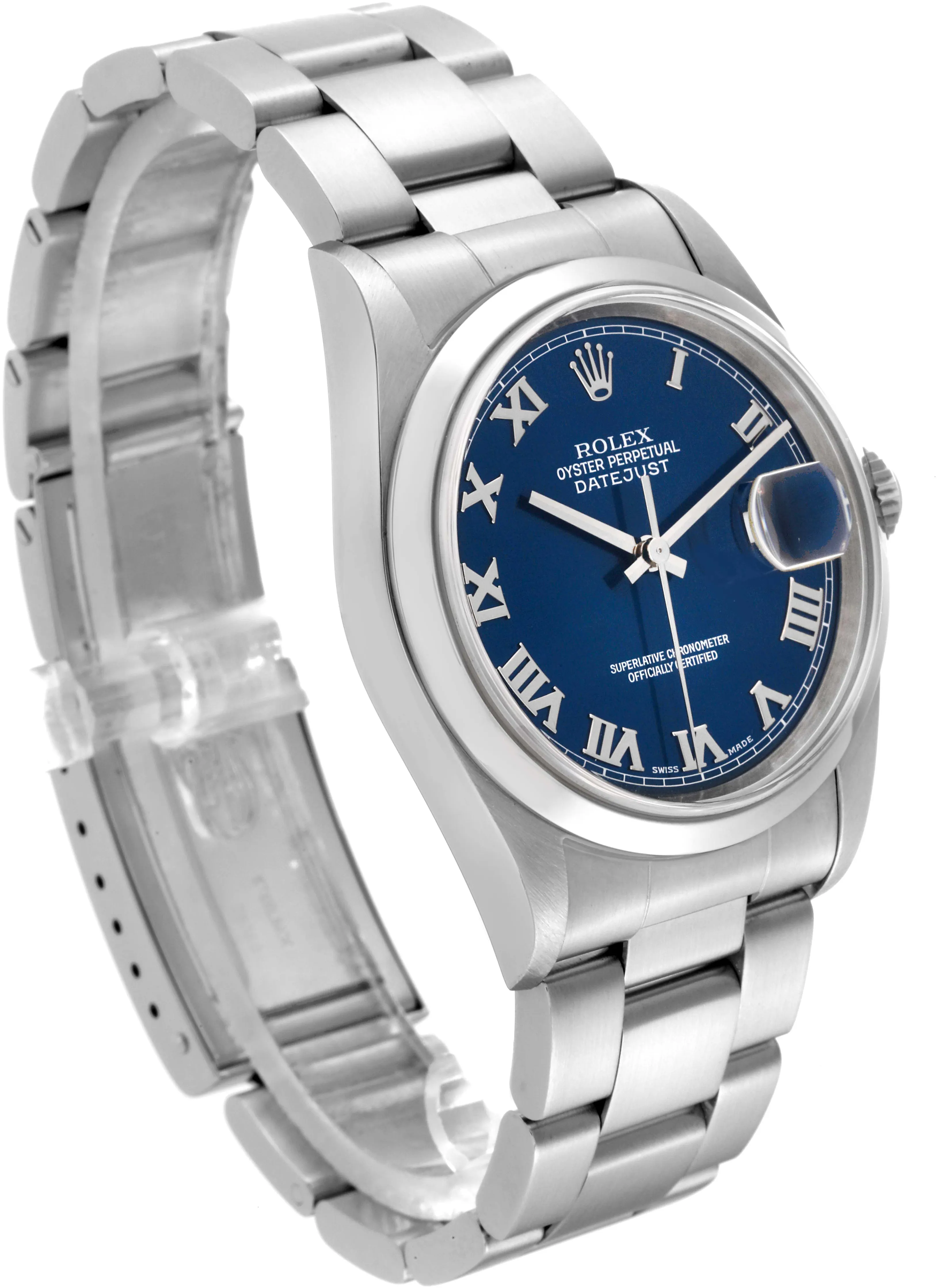 Rolex Datejust 36 16200 36mm Stainless steel Blue 3