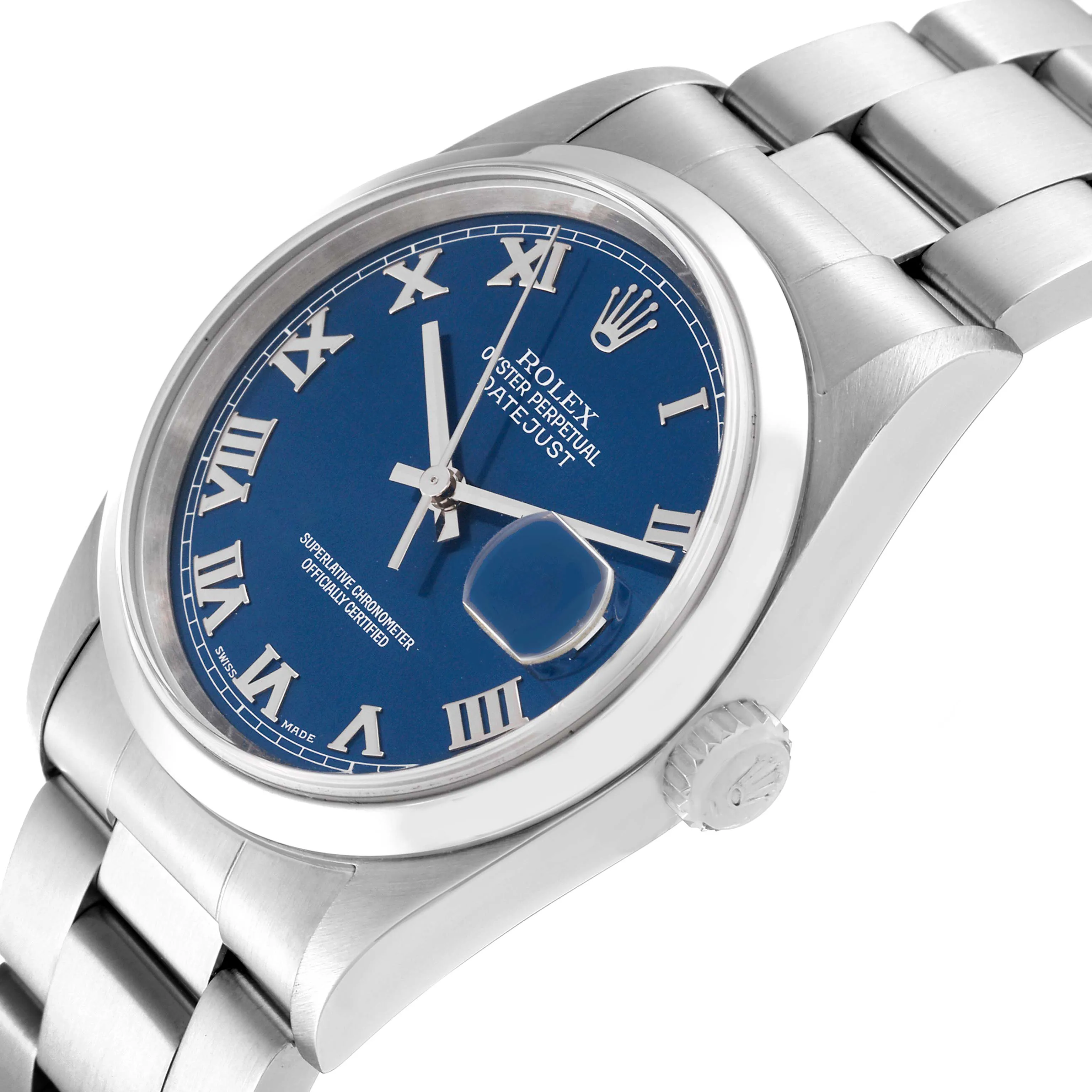 Rolex Datejust 36 16200 36mm Stainless steel Blue 5