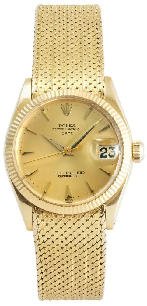 Rolex Datejust 6627 31mm Yellow gold Champagne 1