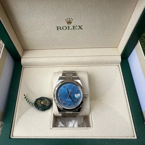 Rolex Datejust II 116334 41mm Stainless steel Blue 4