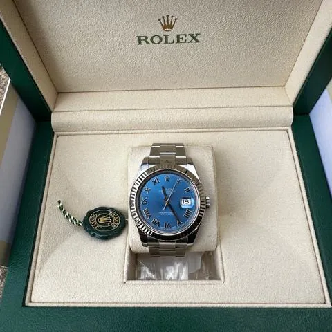 Rolex Datejust II 116334 41mm Stainless steel Blue 5