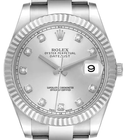 Rolex Datejust II 116334 41mm Stainless steel Silver