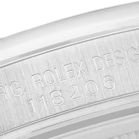 Rolex Day-Date 36 118206 36mm Platinum Silver 5