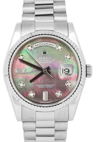 Rolex Day-Date 36 118239 36mm White gold Mother-of-pearl