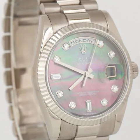 Rolex Day-Date 36 118239 36mm White gold Mother-of-pearl 3